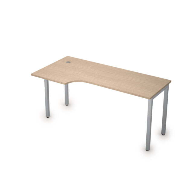 Стол письменный на металлокаркасе лев Стиль 2М.143 1600x800x750 (ДубСерый)