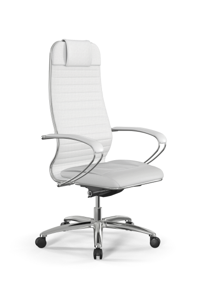 Кресло для руководителя Метта Samurai L1-4K - Infinity /Uc02/Wm06/K2cL(M26.B31.G20.W03) (Белый)