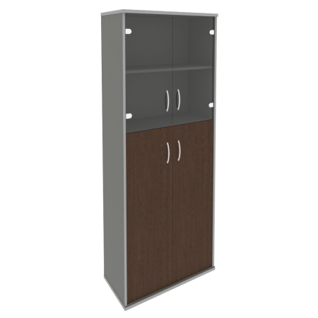 Шкаф Riva А.СТ-1.7 770x365x1980 (Венге-Металлик)