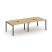 Стол переговорный SN-5P.SPRG-044 (3160х1180х750) (Тиквуд Светлый/Металл Антрацит)