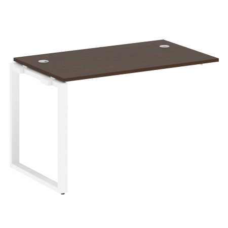 Проходной наборный элемент рабочей станции Metal System Style БО.ПРС-СП-1.2 1200x720x750 (Венге Цаво/Белый металл)