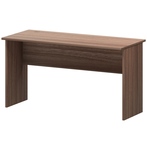 Стол с кабель каналом слева Арго А-003.60.К.ЛВ 1400x600x760 (Темный шимо)