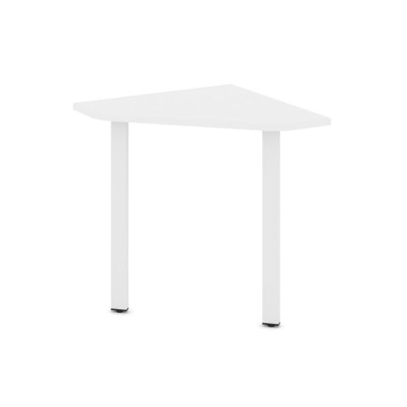 Угловой элемент стола SN-6.USP-001 (600х600х750) (Белый/Металл Белый)