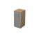 9ПЛ.023.3 Пенал низкий со стеклом (400x450x845) , левый (Teakwood)
