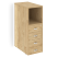Тумба с подсветкой 4 ящика завершающая, левая Onix O.R-TV-4.SL 436x767x1185 (Тиквуд Светлый)
