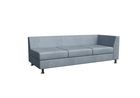 Секция с подлокотником трехместная левая PR.SP-3 (L) (Enzo 994)