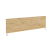 Экран боковой ЛДСП Onix O.EKR-118 1180x370x18 (Тиквуд Темный/Черный)