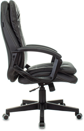 Кресло руководителя T-9950LT черный эко.кожа крестов. пластик (Черный)