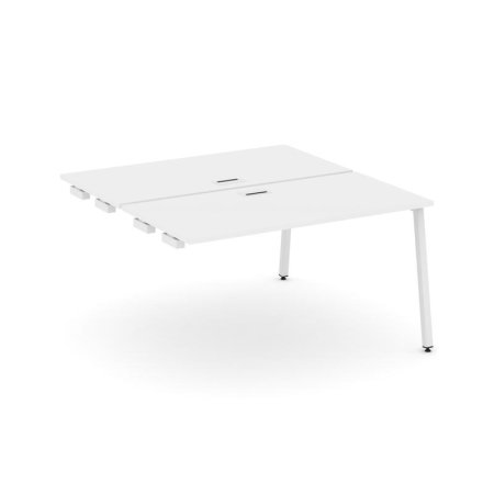 Стол-приставка к опорным элементам SN-4A.DPRS-023 (1380х1632х750) (Белый/Металл Белый)