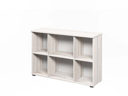 Стеллаж низкий L-69 1200х374х803 (Таксония Айвори)