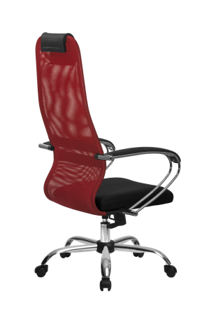 Кресло для руководителя Метта SU-B-8/подл.131/осн.003 (Красный)