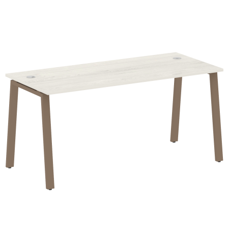 Стол письменный Metal System Style БА.СП-4 1600x720x750 (Дуб Наварра/Мокко металл)