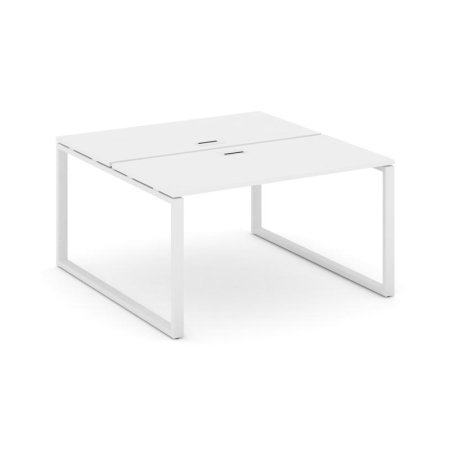 Рабочая станция 2-х сторонняя SN-6O.DRS-011 (980х1432х750) (Белый/Металл Белый)