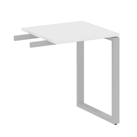 Приставной элемент БО.ПР-1 600x600x750 (Белый/Серый металл)