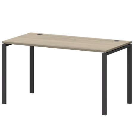 Стол на металлокаркасе Смарт СМС25-П-10К.73.Пр25 1000x730x750 (Кронберг/Антрацит)