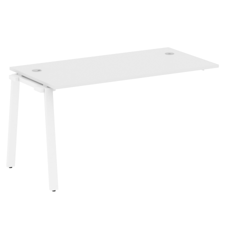 Проходной наборный элемент рабочей станции Metal System Style БА.ПРС-СП-1.3 1400x720x750 (Белый/Белый металл)