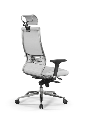 Кресло для руководителя Метта Samurai L2-8D - Infinity /Kc04/Wm06/D04P/H2cL-3D(M06.B32.G11.W03) (Белый)