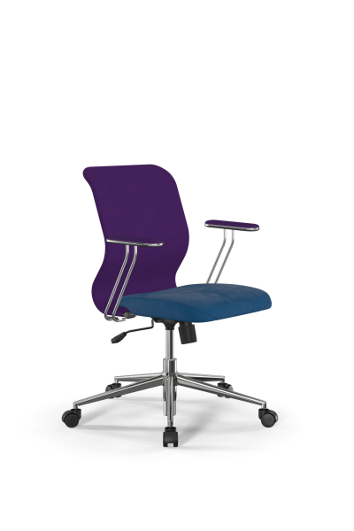 Кресло для руководителя Метта Sit 8 Mr4-4T - Vivaldi /Uh00/Wh12/T4mV-c(M09.B23.G18.W01) (Сиреневый)