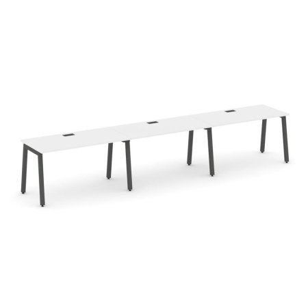 Рабочая станция 1 сторонняя SN-5A.ORS-044 (4740х700х750) (Белый/Металл Антрацит)