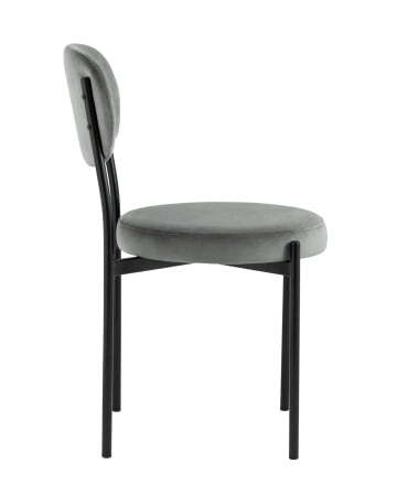 Стул Бриф велюр тёмно-серый (Стул Бриф темно-серый)