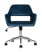 Кресло офисное Ross велюр синий (Офисное кресло ROSS синий)