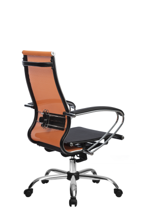 Кресло для руководителя Метта МЕТТА-9(MPRU)/подл.131/осн.003 (Оранжевый)