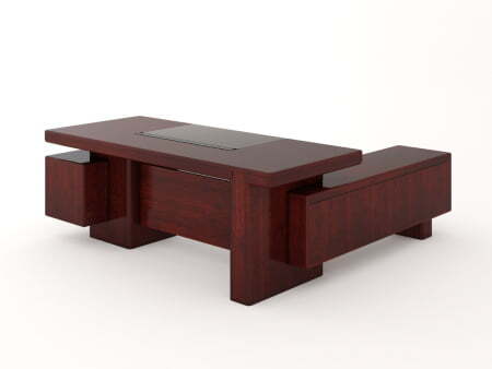Стол руководителя Mux R-203R 2100x2040x760 (Палисандр)