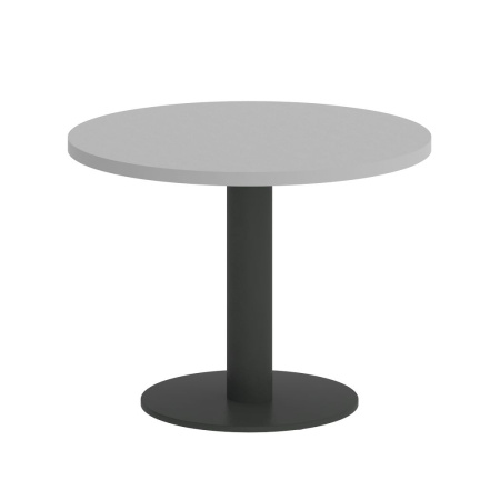 Стол журнальный круглый VR.SP-5-60.1G 600x600x450 (Серый/Антрацит Металл)