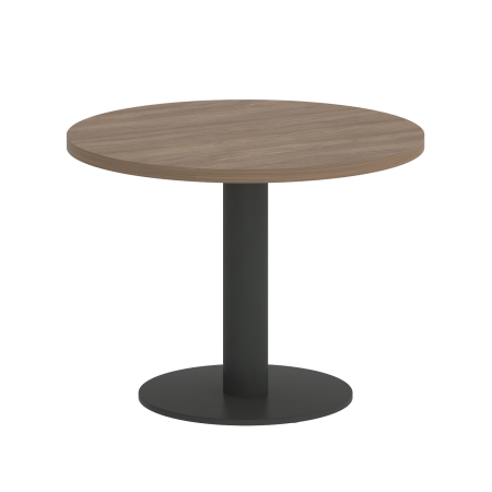 Стол журнальный круглый VR.SP-5-60.1G 600x600x450 (Дуб Аризона/Антрацит Металл)