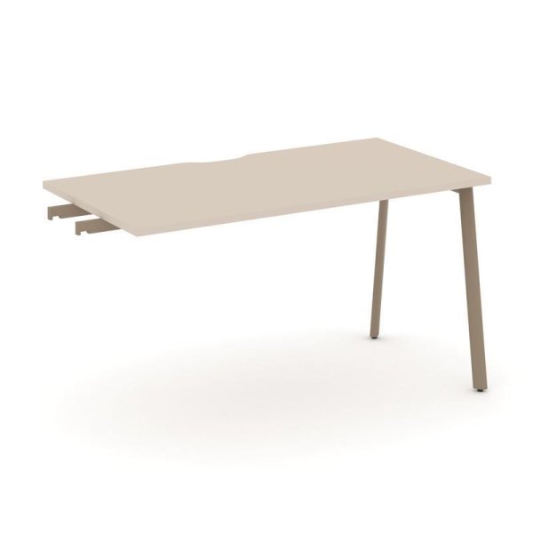 Стол приставка к опорным тумбам ES.SPR-3-VP (1380х730х750) (Капучино/Металл Латте)