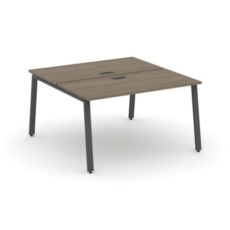 Рабочая станция 2-х сторонняя SN-6A.DRS-001 (980х1232х750) (Вяз Благородный/Металл Антрацит)