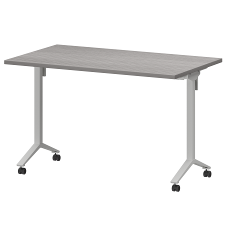 Стол мобильный складной Моби МБ25-120.70 1200x700x750 (Лиственница/Белый)