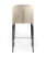 Стул полубарный Лори велюр бежевый (Стул полубарный Лори бежевый)