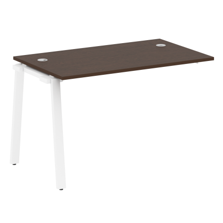 Проходной наборный элемент рабочей станции Metal System Style БА.ПРС-СП-1.2 1200x720x750 (Венге Цаво/Белый металл)