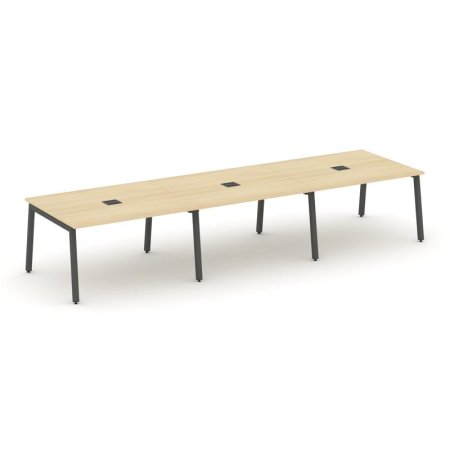 Стол переговорный SN-5A.SPRG-052 (3540х1180х750) (Акация Лорка/Металл Антрацит)