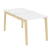 Рабочая станция на деревянных опорах Onix Wood OW.D.RS-2.0.8 780x1635x750 (Тиквуд Светлый/Дуб Темный)