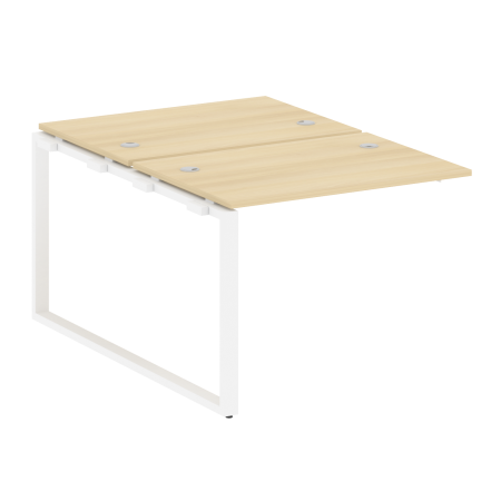 Проходной наборный элемент рабочей станции Metal System Style БО.ПРС-СП-2.1 1000x1475x750 (Акация/Белый металл)