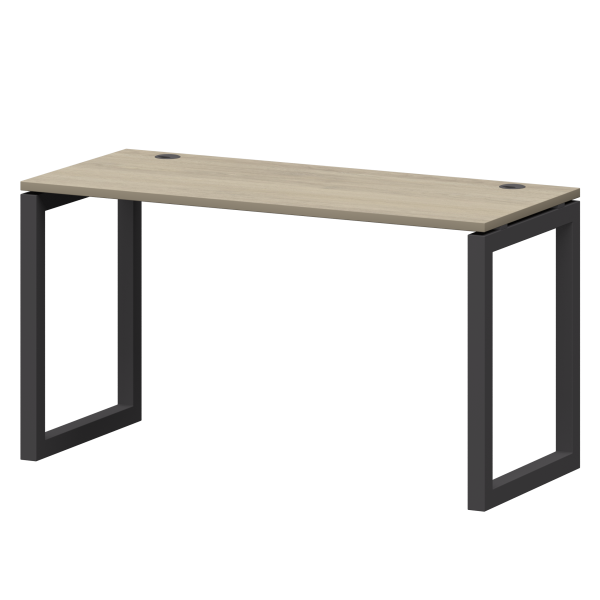 Стол на металлокаркасе Смарт СМС25-О-10К.60.Пр50 1000x600x750 (Кронберг/Антрацит)