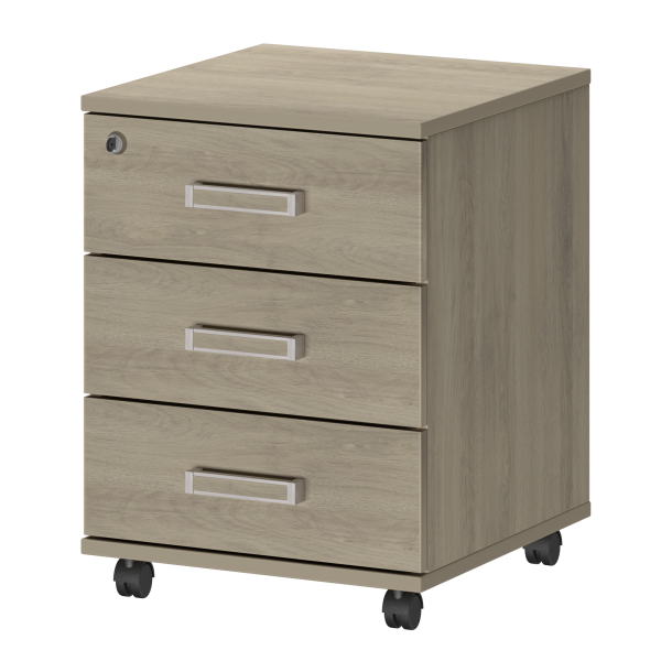 Тумба мобильная с центральным замком Приоритет К-923 434x470x600 (Кронберг)