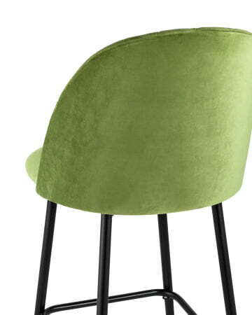 Стул барный Марсель велюр травяной (Стул барный Марсель травяной)