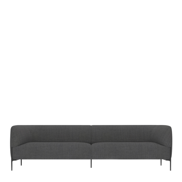 Диван офисный Каспер (A-15) 3-х местный (Серый)