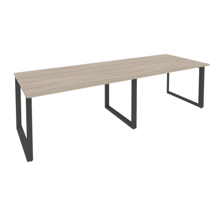 Стол переговорный Onix O.MO-PRG-2.3 2760x980x750 (Дуб Аттик/Черный металл)