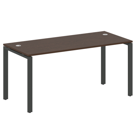 Стол письменный Metal System Style БП.СП-4 1600x720x750 (Венге Цаво/Антрацит металл)