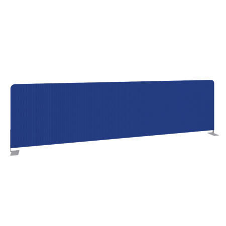 Экран тканевый боковой L1475мм Б.ТЭКР-147 1475x22x390 (Синий/Серый металл)