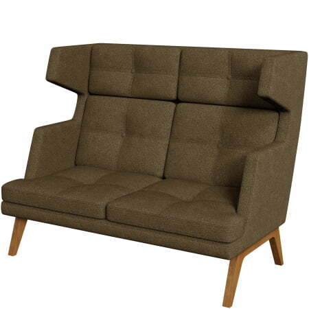 Диван офисный 2-х местный высокий Беверли (Диван 2-местный высокий dream_6)