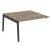 Наборный элемент рабочей станции на деревянных опорах Onix Wood OW.2.NRS-3.7 1380x1475x750 (Тиквуд Светлый/Дуб Темный)