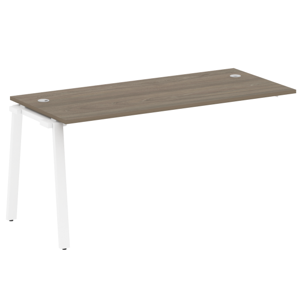 Проходной наборный элемент рабочей станции Metal System Style БА.ПРС-СП-1.4 1600x720x750 (Вяз/Белый металл)