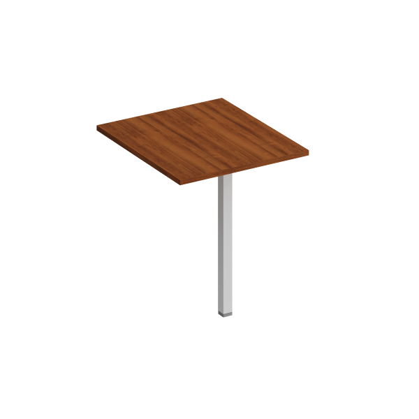 Брифинг-приставка с опорой КФ Комфорт КФ К.1222 800x700x750 (Французский орехСерый)