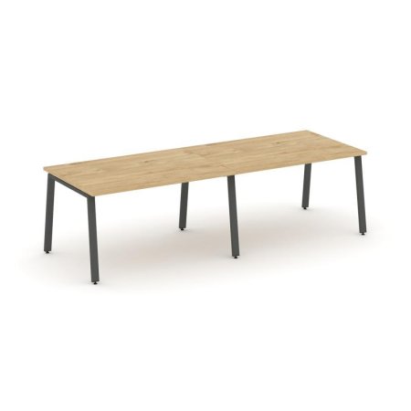 Стол переговорный SN-6A.SPRG-013.3 (2760х980х750) (Тиквуд Светлый/Металл Антрацит)