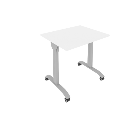 Стол складной мобильный Mobile system СМ-1 800x650x757 (Белый/Серый металл)